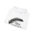 Hoodie — 'Rejoice Always' Feather Graphic Pullover