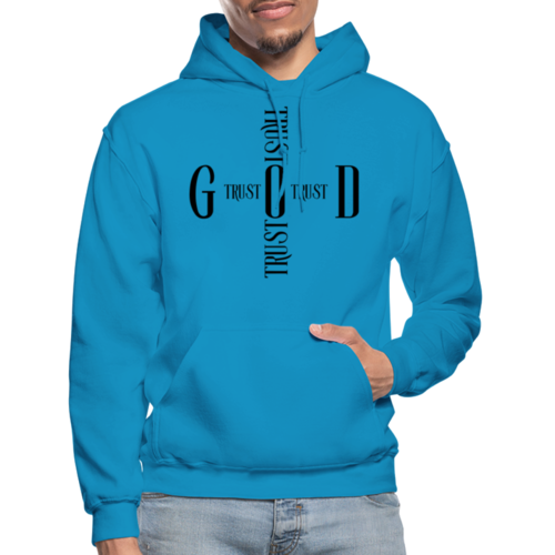 Mens Hoodie / Trust God Sweatshirt - S521545