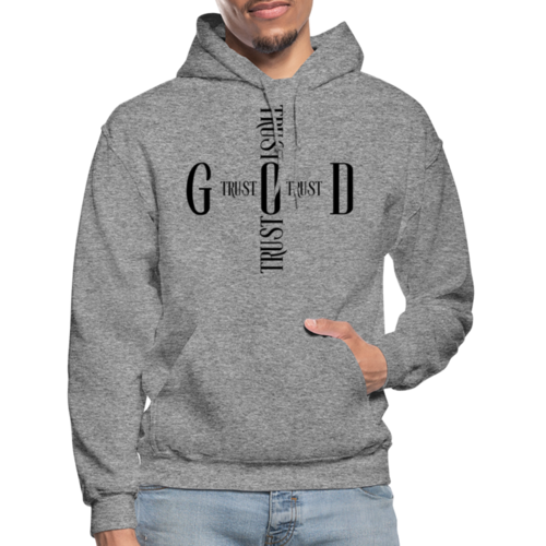 Mens Hoodie / Trust God Sweatshirt - S521545