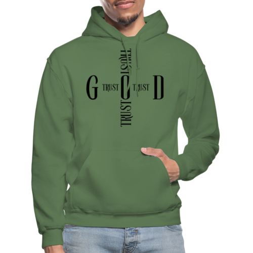 Mens Hoodie / Trust God Sweatshirt - S521545